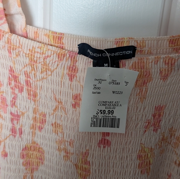 French Connection | Floral smocked maxi dress - Size Medium - Picture 2 of 3